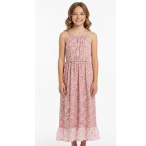 Carter's Kid Children Cotton Charming Pink Floral Kids Dress Sleeveless